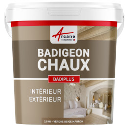 Badigeon Chaux Mur Intérieur et Facade Extérieure - BADIPLUS