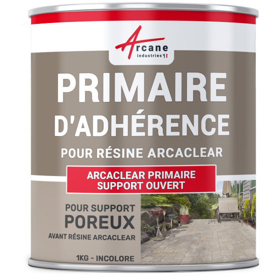 Arcaclear primaire- ARCACLEAR PRIMAIRE SUPPORT POREUX-1kg-transparente-Couleur / Aspect
