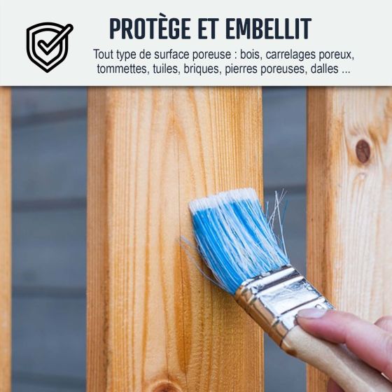 Huile de Lin Naturelle pour bois intérieur, extérieur : Arcalin 101