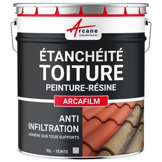 Résine d'Etanchéité - Peinture d'Etanchéité - Spécial Toit en Pente : ARCAFILM Résine d'Etanchéité - Peinture d'Etanchéité - Spécial Toit en Pente : ARCAFILM