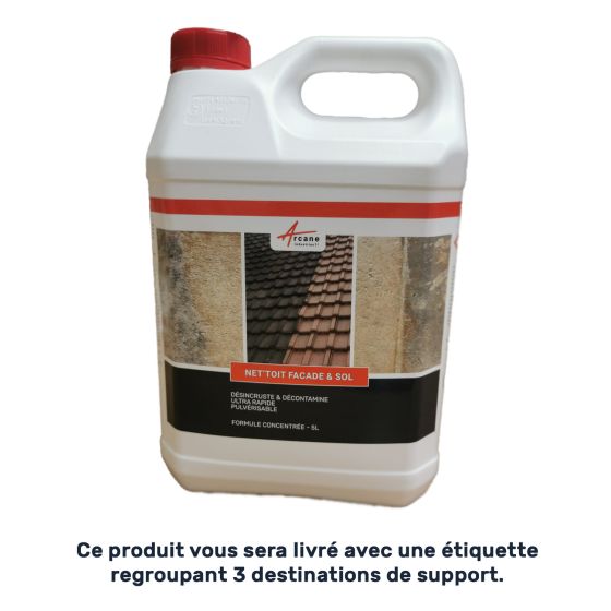 Produit nettoyant facade rapide et puissant : NET'FACADE
