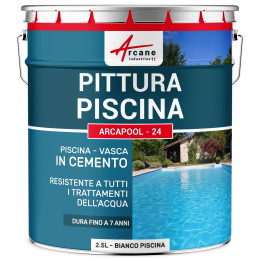 Vernice per Piscina - ARCAPOOL - 24 2.5 L Bianco