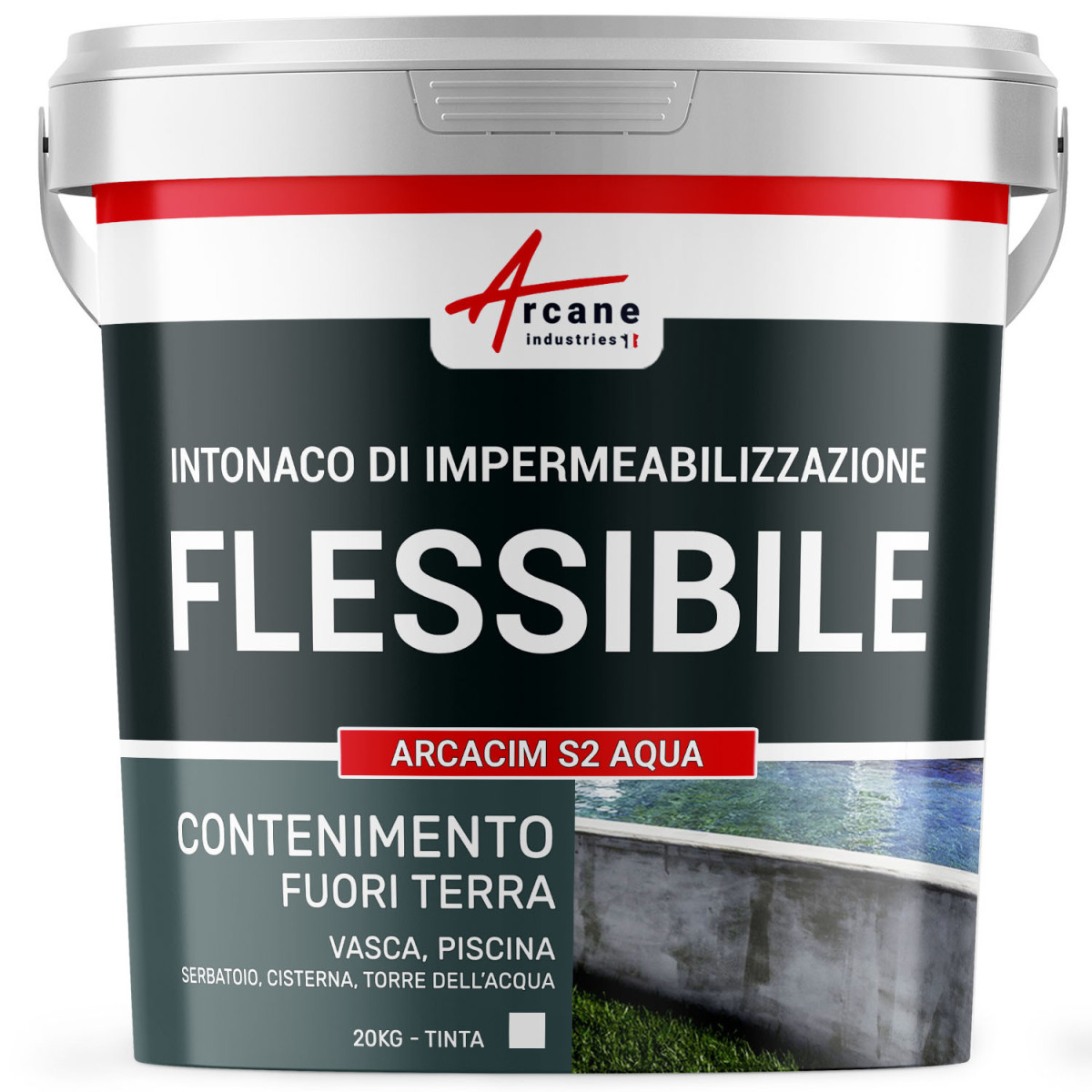 Aquamaster EVO Membrana Liquida Impermeabilizzante - 10 Kg, Senza Solventi, Per Bagni E Terrazze - Foto 8