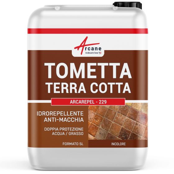 Idrorepellente per Piastrelle in Terracotta, Anti-Macchia: ARCAREPEL - 229 5 L (fino a 25 m²)