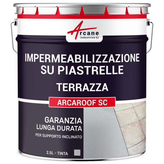 Resina impermeabilizzante sotto piastrelle per balconi e terrazze inclinate: ARCAFILM SC