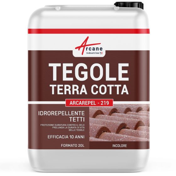 Idrorepellente Impermeabilizzante Incolore per Tegole in Terracotta: IMPERTOITURE TERRACOTTA