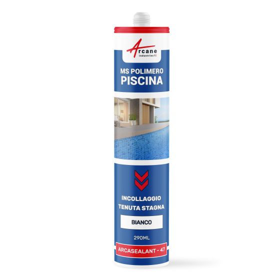 Sigillante Polimero per Piscine Colla / Impermeabilizzazione : ARCASEALANT - 47 290 ml x 1 Bianco Sigillante Polimero per Piscine Colla / Impermeabilizzazione : ARCASEALANT - 47 290 ml x 1 Bianco