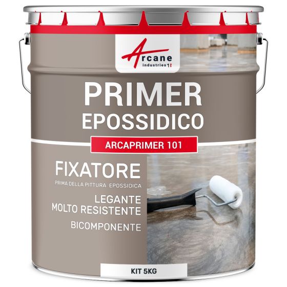 Primer e Fissativo Resina Epossidica Trasparente per Cemento, Pietra, Legno - ARCAPRIMER 101 5 kg Primer e Fissativo Resina Epossidica Trasparente per Cemento, Pietra, Legno - ARCAPRIMER 101 5 kg