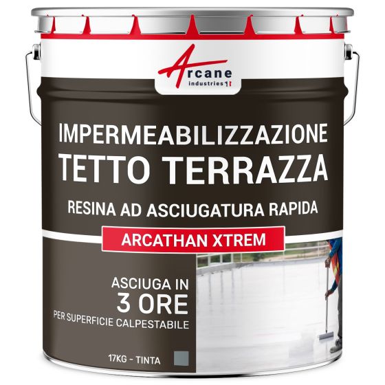 ARCATHAN XTREM 17 kg (fino a 11 m² in 2 strati) RAL 7001 - Grigio Argento