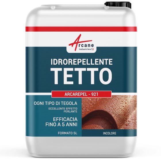 Idrorepellente incolore per coperture porose - ARCAREPEL - 921 5 L (fino a 25 m²) Idrorepellente incolore per coperture porose - ARCAREPEL - 921 5 L (fino a 25 m²)