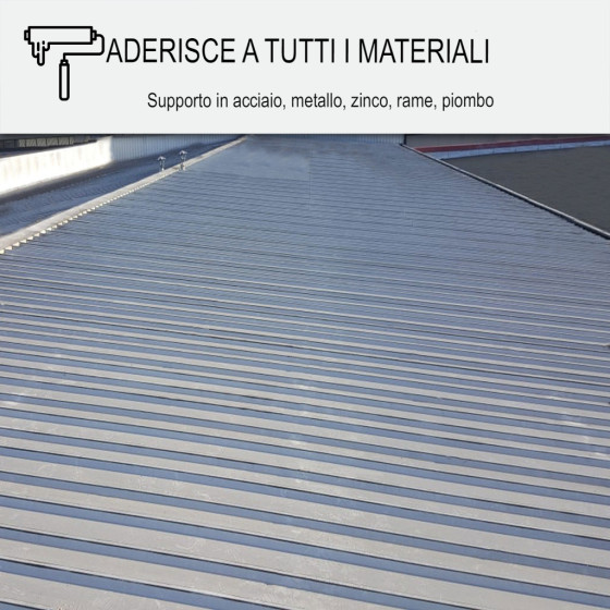 Resina per l'impermeabilizzazione di tetti e banchine in acciaio : ARCAROOF ANTICO 20 kg Bianco