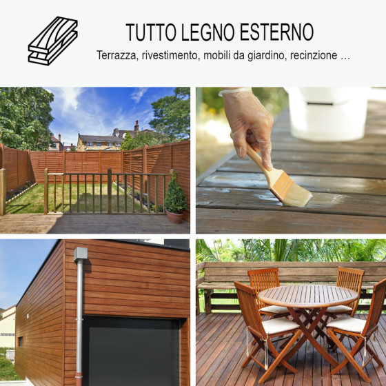 Sgrassatore detergente per legno ARCAWOOD CLEANER - 979 5 L