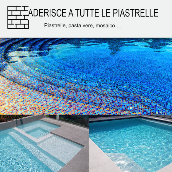 Pittura per Piastrelle Piscina per Piscine Piastrellate