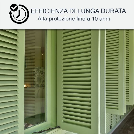 Vernice per Persiane in Legno: ARCALAC 202 0.5 L Grigio Antracite - RAL 7016