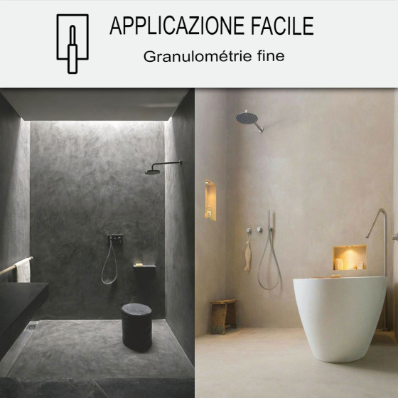 Kit Cemento Cerato Bagno 2 m²  Arabica  Marrone