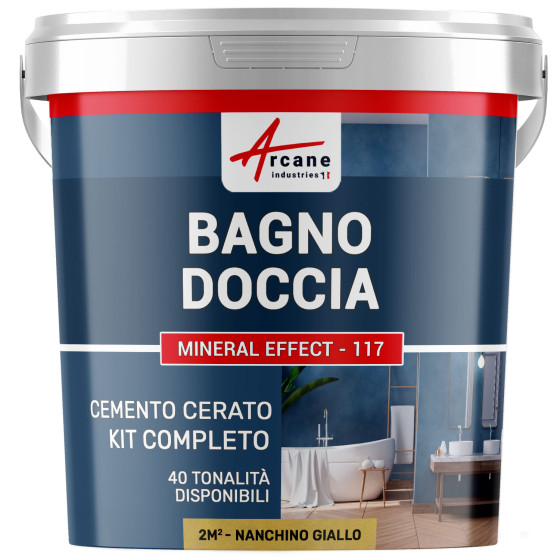 Kit Cemento Cerato Bagno 2 m²  Nanchino Giallo