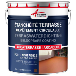 Waterdichte verf voor terrassen - Buitencoating op basis van hars: ARCADECK - 10 L