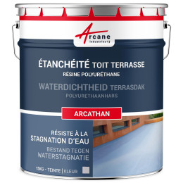Dakafdichting terras - Gekleurde Polyurethaan Hars: ARCATHAN - 15 kg