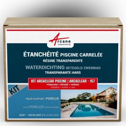 Afdichtingskit voor betegelde zwembaden: Primer, afdichtingshars, afwerking: ARCACLEAR -157