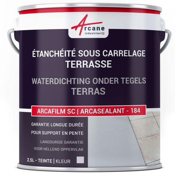 Waterdichte hars onder tegels voor balkon en hellend terras: ARCAROOF SC