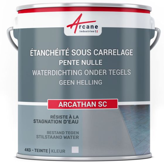 Waterdichte hars onder tegels en terrastegels op dragers: ARCATHAN SC