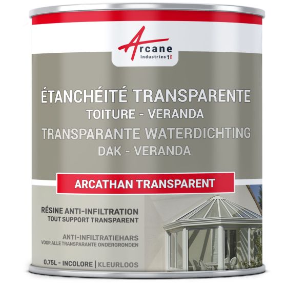 Transparante afdichtingshars voor veranda's en andere glazen ondergronden: ARCATHAN TRANSPARENT