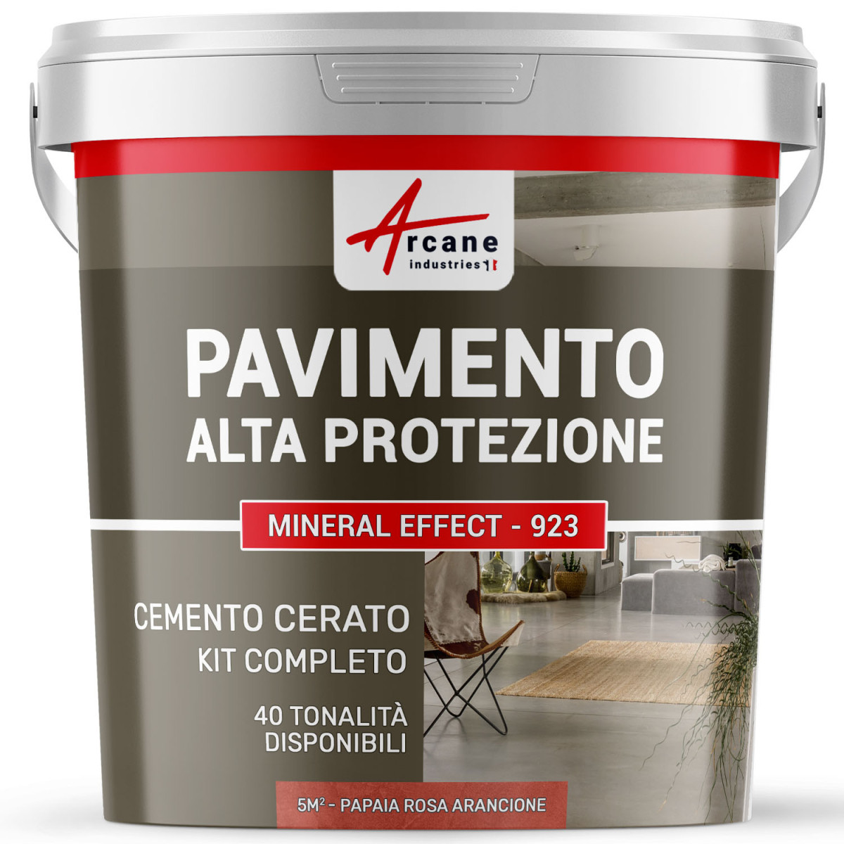 Kit microcemento rosa per pavimenti | Arcane Industries