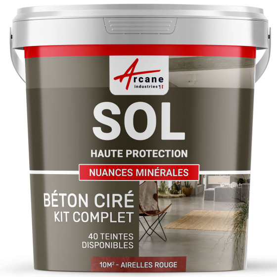 KIT GEWAXTE BETON VLOER HOGE BESCHERMING