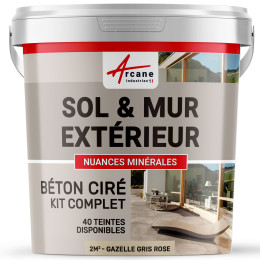 1-Main-KIT BETON CIRE EXTERIEUR - kit2m2-Gazelle-Gris-rose-Aspect / Couleur