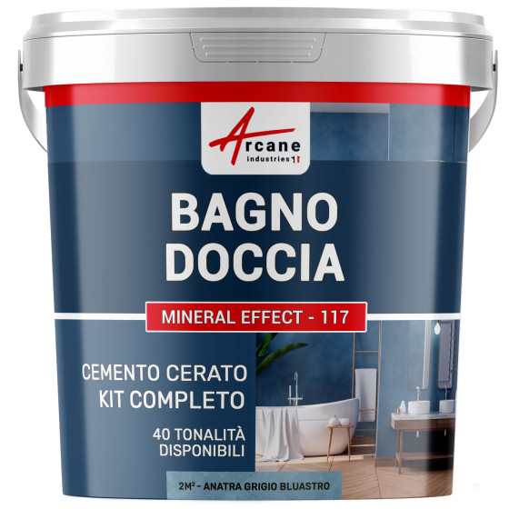 1-Main-Kit Béton Ciré Salle de Bain : Enduit imperméable-IT 1-Main-Kit Béton Ciré Salle de Bain : Enduit imperméable-IT