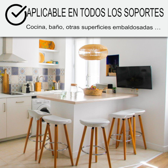 BETON CIRE KIT OP TEGELS