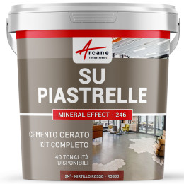 Kit microcemento beige su piastrelle: ideale per bagni e cucine