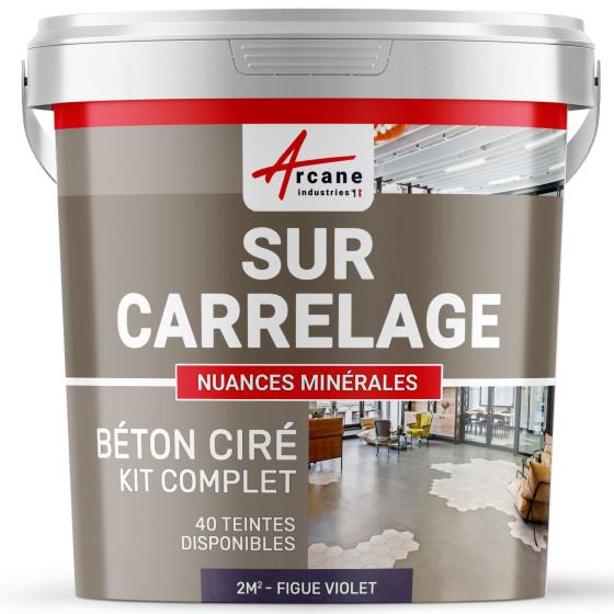 1-Main-KIT BETON CIRE SUR CARRELAGE-kit2m2-Figue-Aspect / Couleur