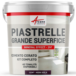 Kit microcemento viola per piastrelle, per superfici da 30m²