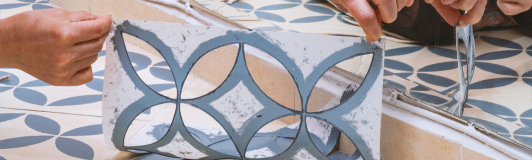 Tegelverf vloer en muur | Maison Etanche - Maison Etanche